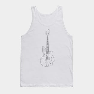 Vintage Electric Guitar Tank Top